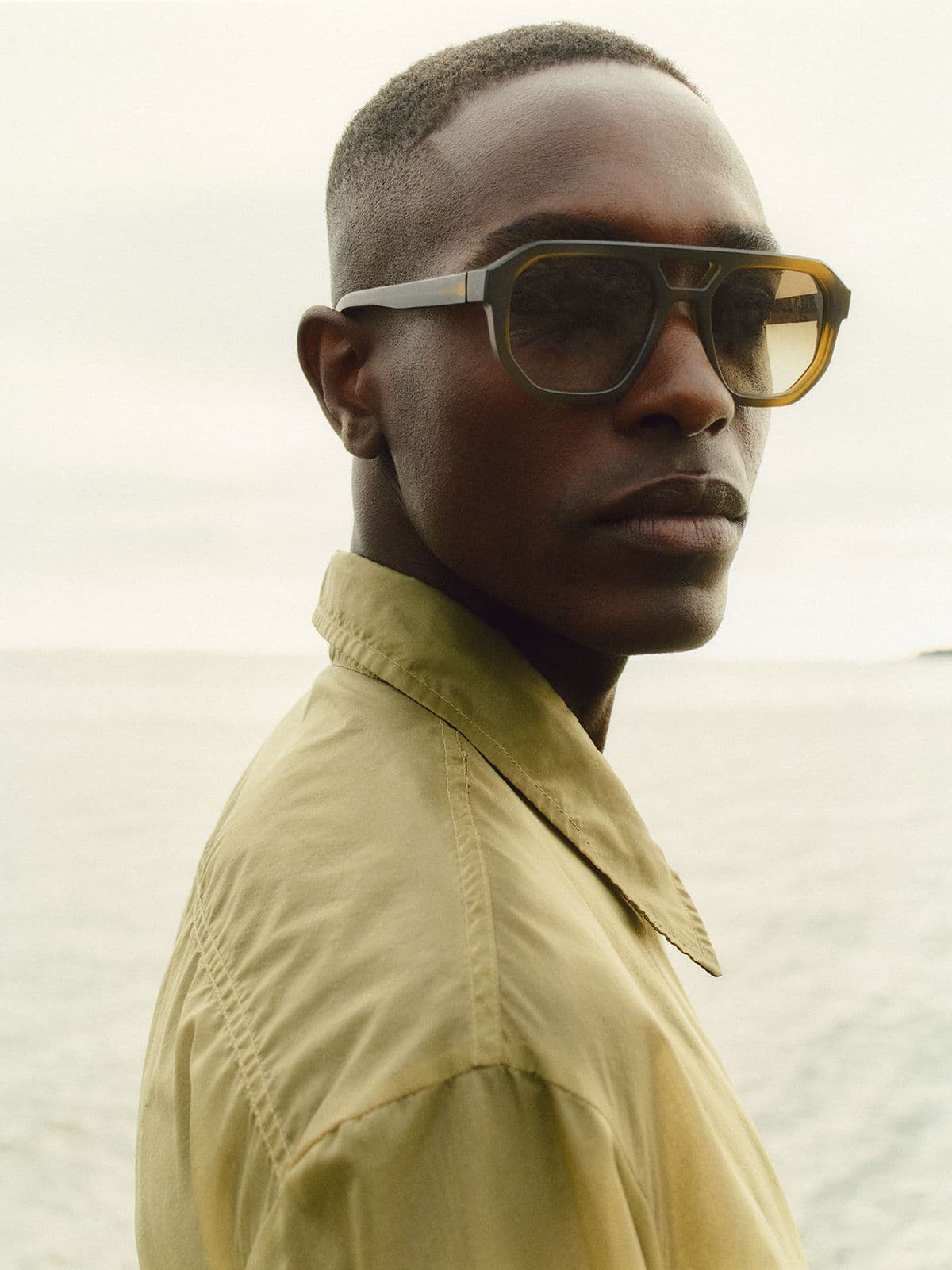 Model wearing MAMY eyewear