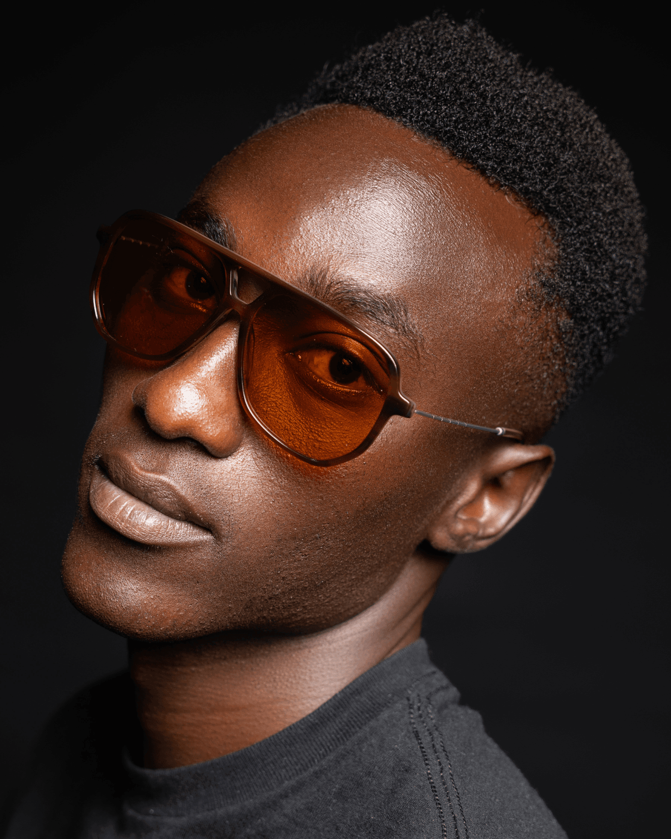 Model wearing MAMY eyewear