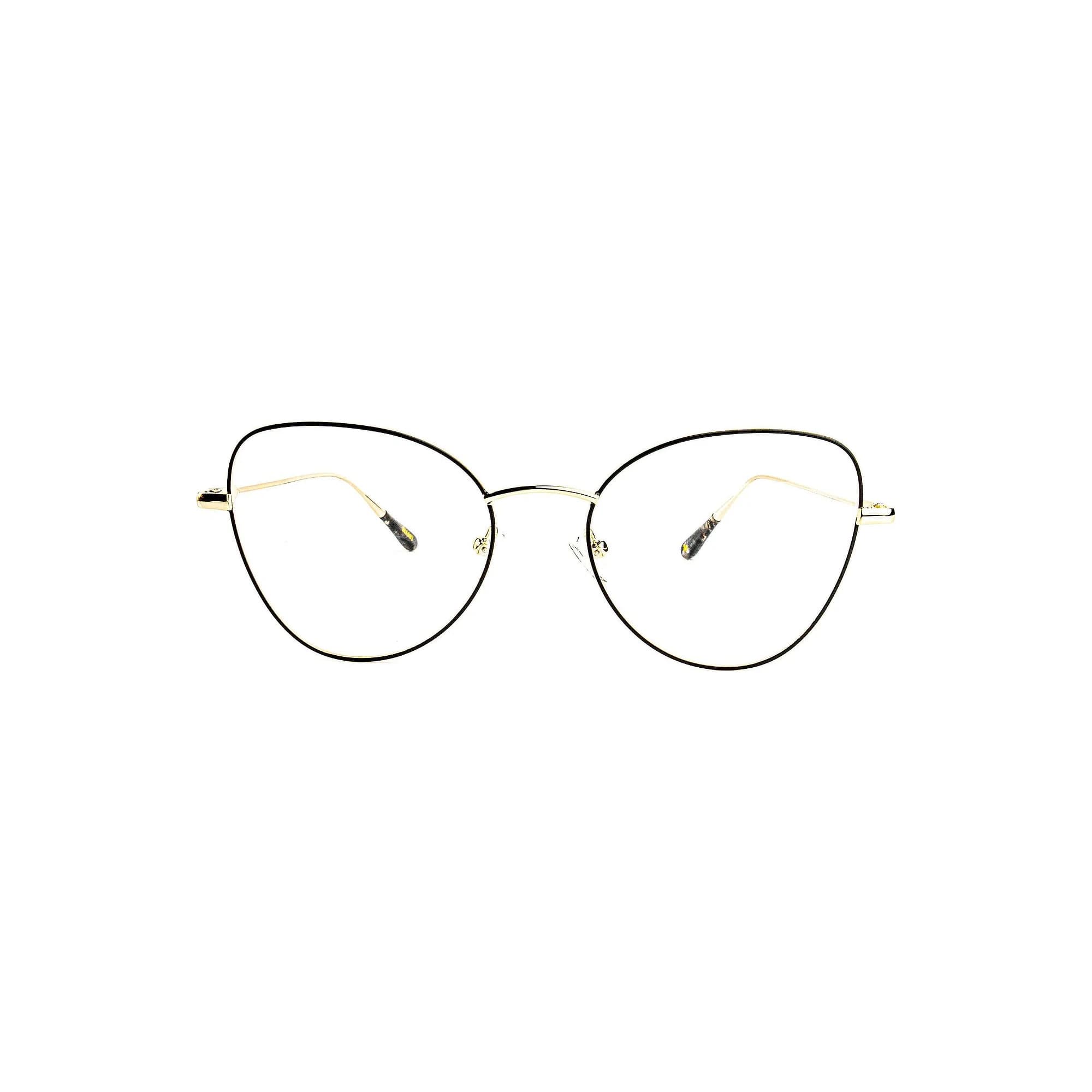 The Phoebe eyeglasses in Black Silver