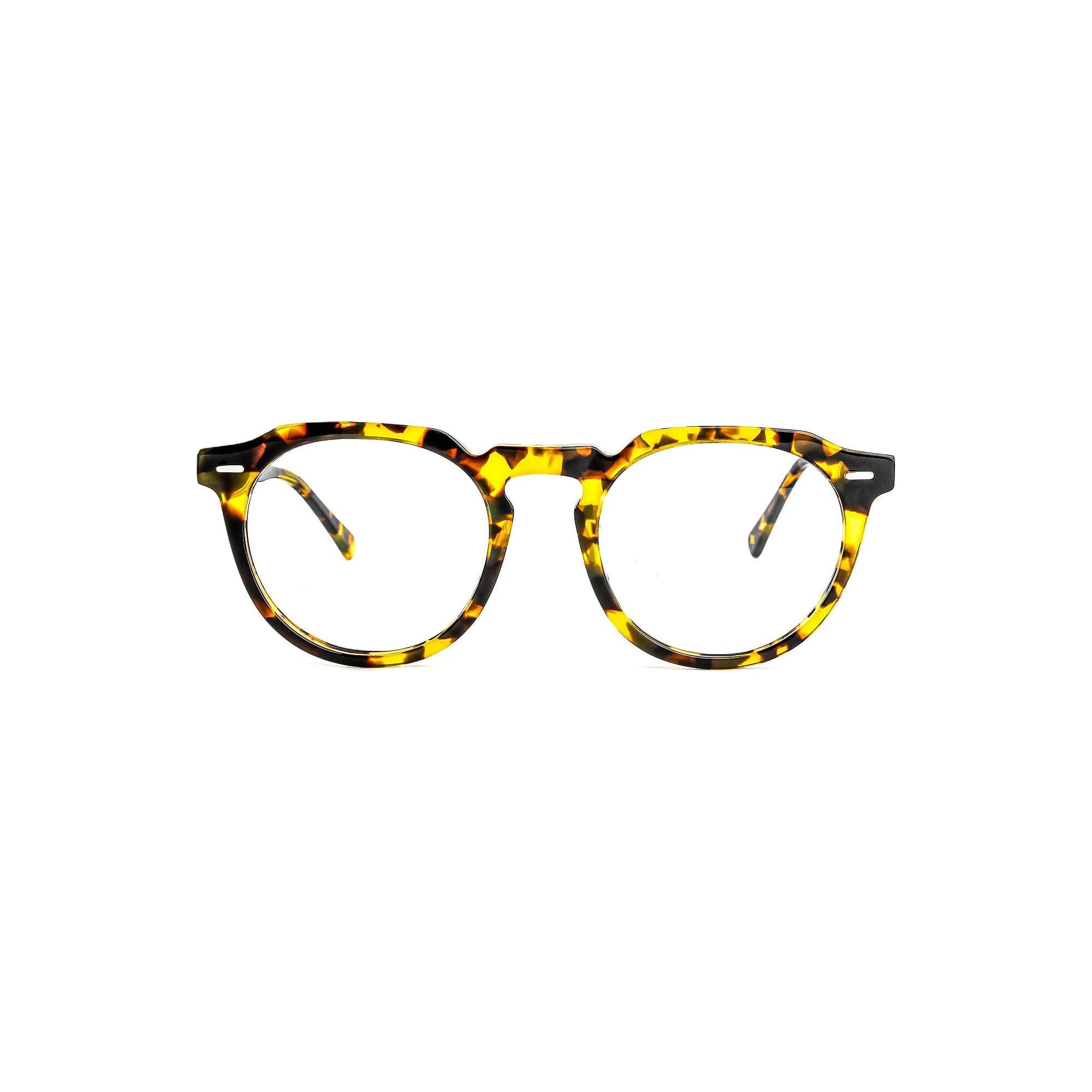 The Leo eyeglasses in Gold Havana