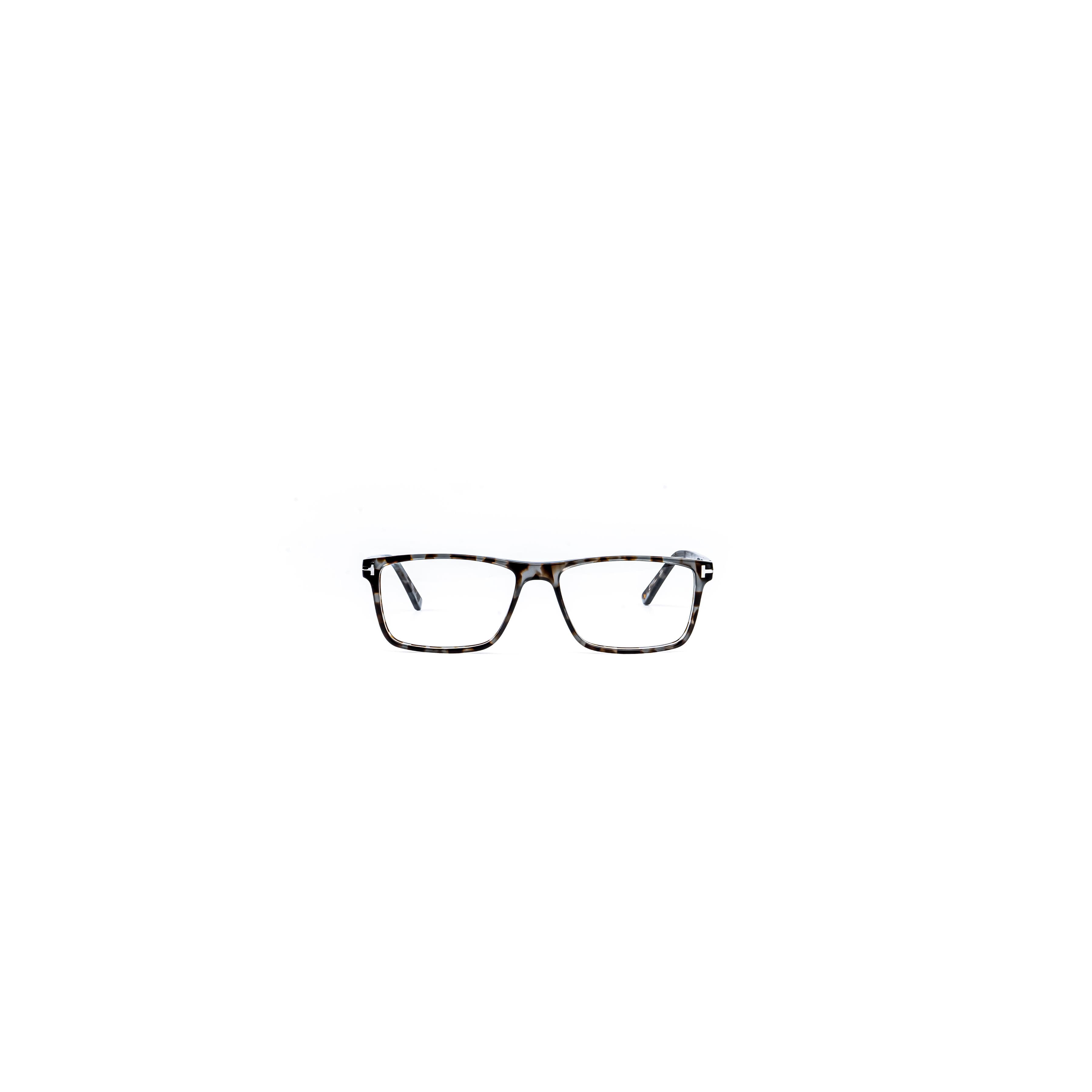 The Kepler rectangle acetate eyeglasses in Tortoise – front view