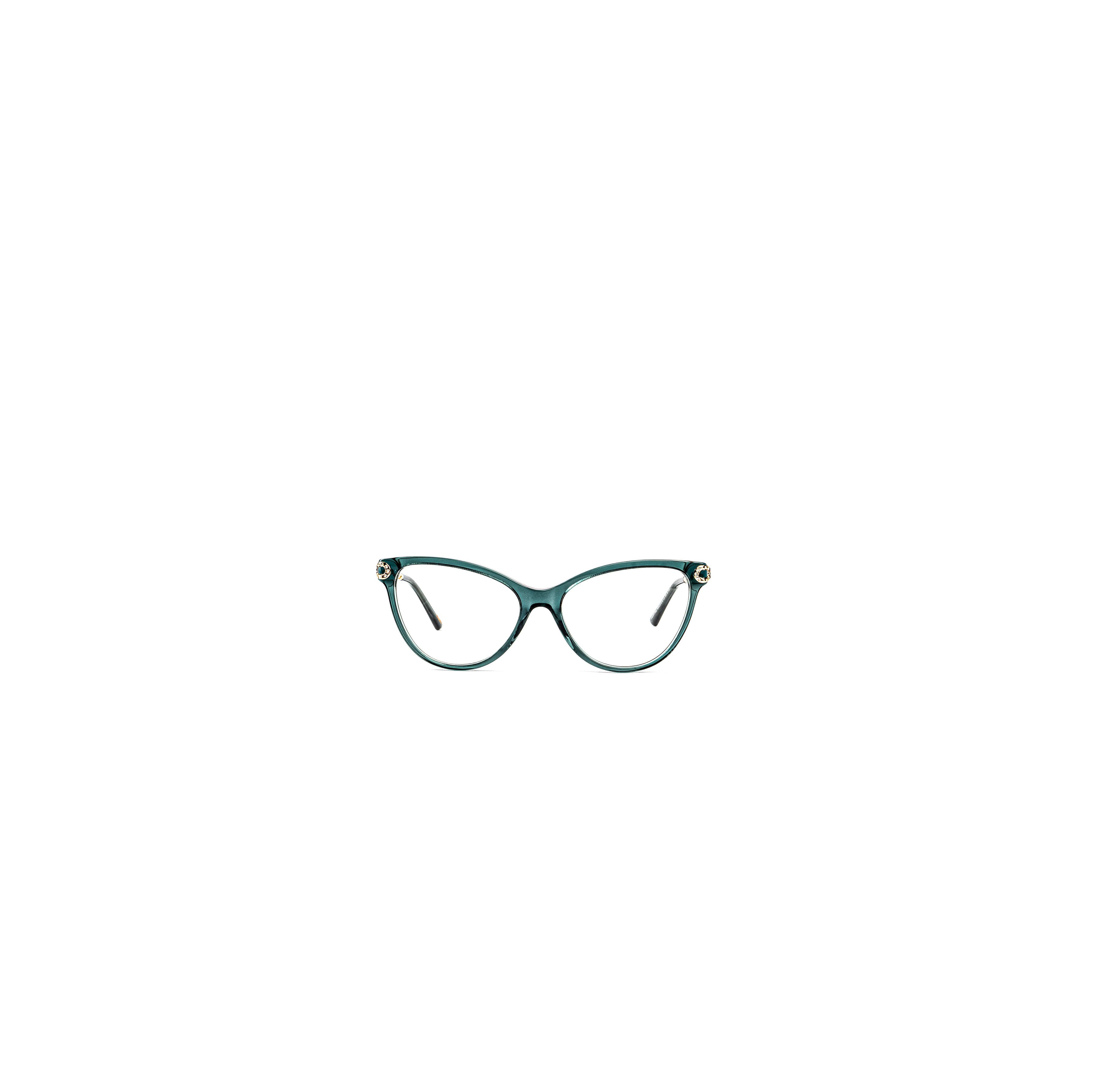 The Celestine oval acetate eyeglasses in Jade – front view